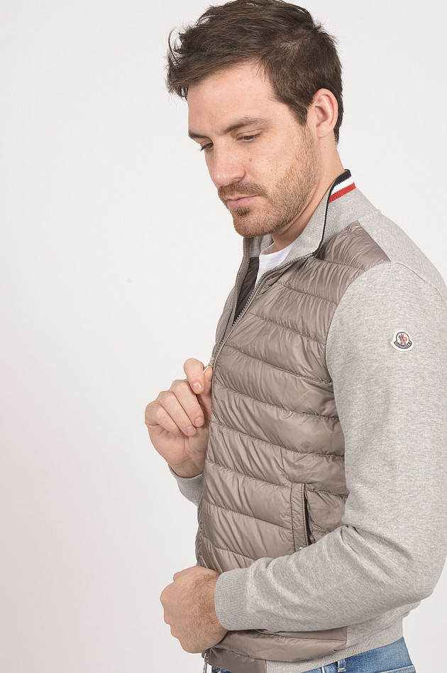 Moncler Sweatjacke in Grau