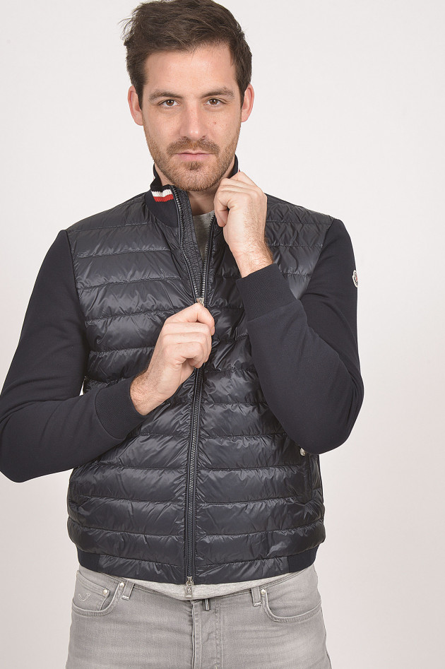 Moncler Sweatjacke in Navy