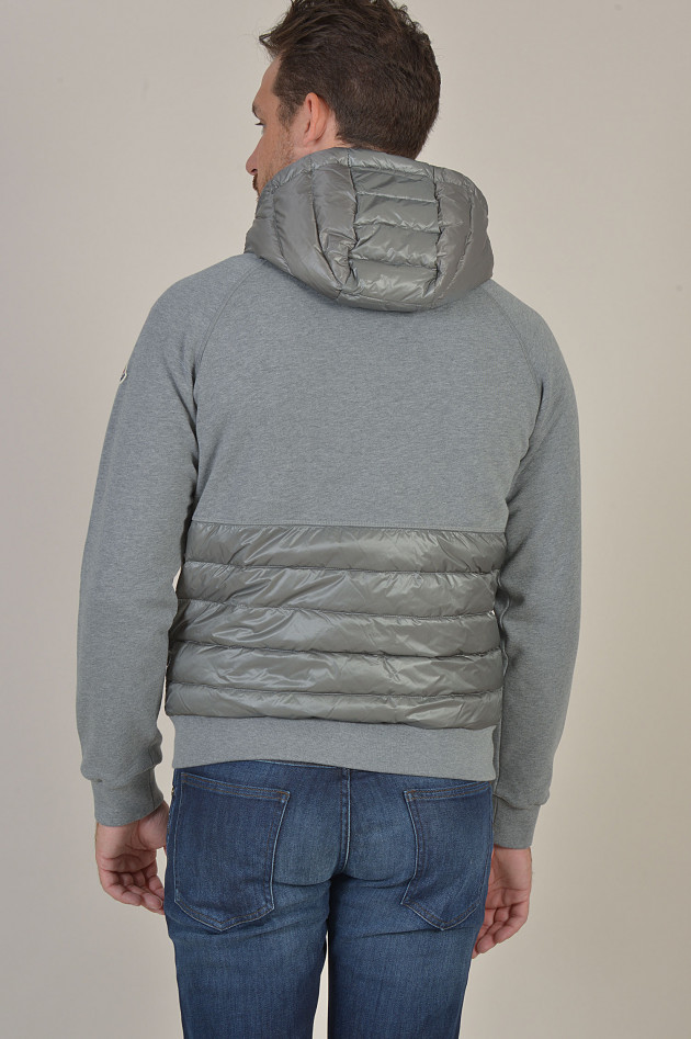 Moncler Jacke mit Dauneneinsatz in Grau