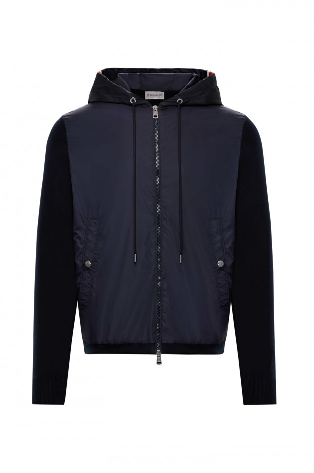 Moncler Kapuzen-Jacke TRICOT in Midnight