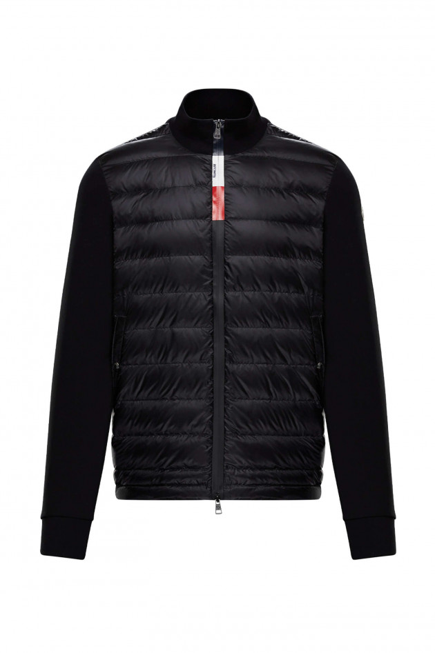 Moncler Jacke MAGLIA mit Logo-Streifen in Schwarz