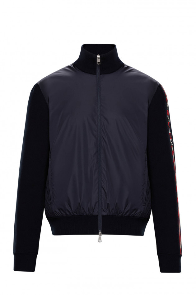 Moncler Jacke CARDIGAN mit Daunen-Einsatz in Navy