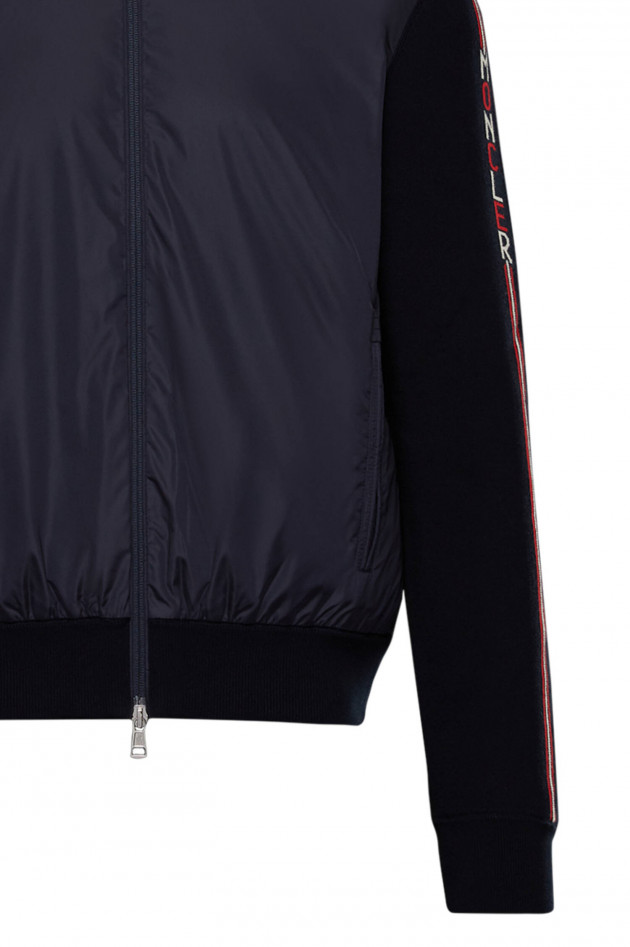 Moncler Jacke CARDIGAN mit Daunen-Einsatz in Navy