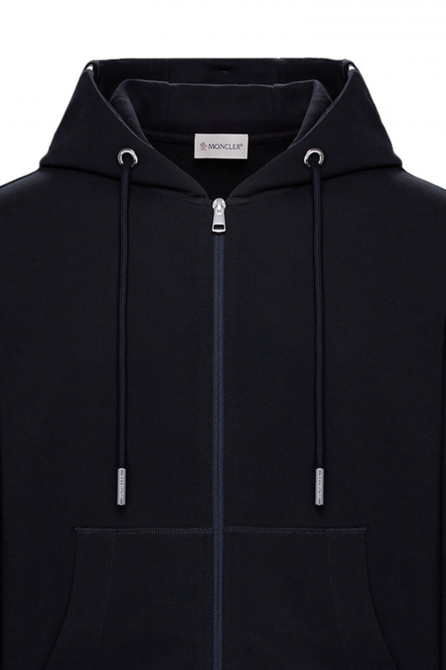 Moncler Sweatjacke MAGLIA mit Logostreifen in Marine