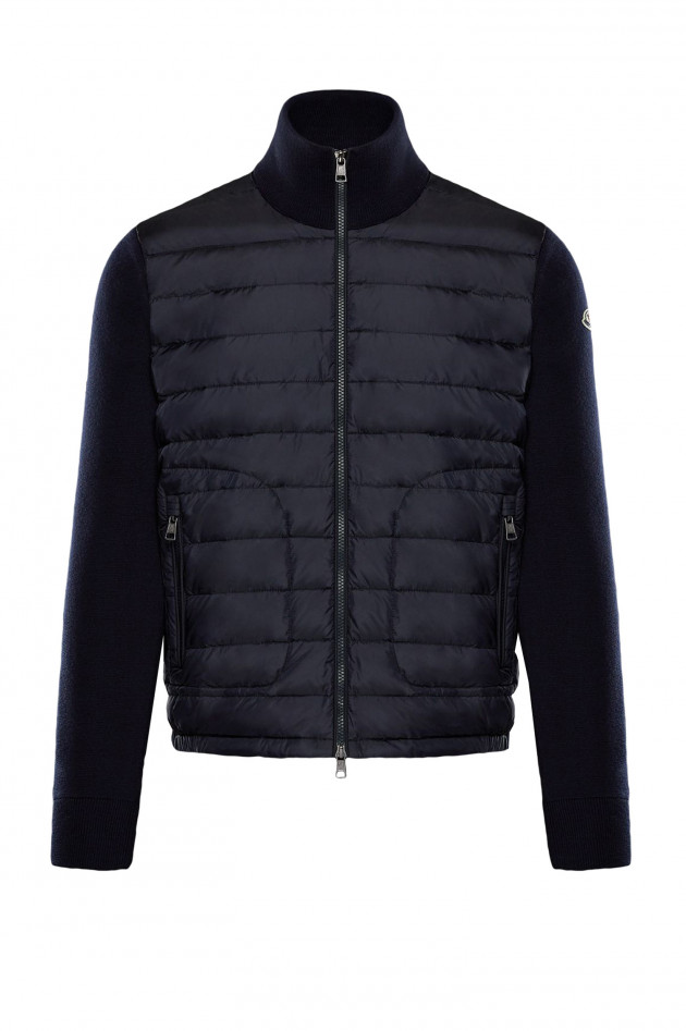 Moncler Jacke mit Dauneneinsatz in Navy