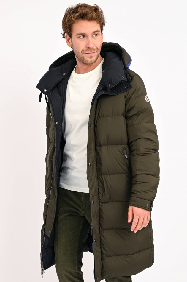 Moncler Daunenstepp-Wendemantel HAREL in Navy/Oliv