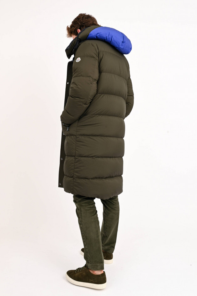 Moncler Daunenstepp-Wendemantel HAREL in Navy/Oliv