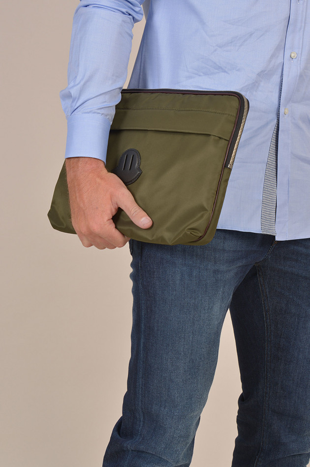 Moncler Laptop - Case in Oliv