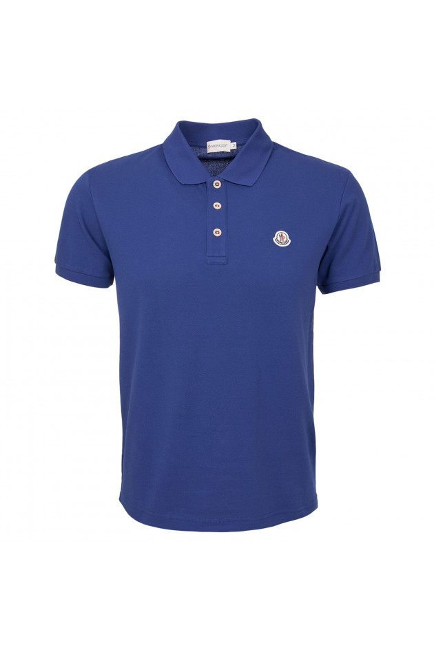 Moncler Poloshirt in Royalblau