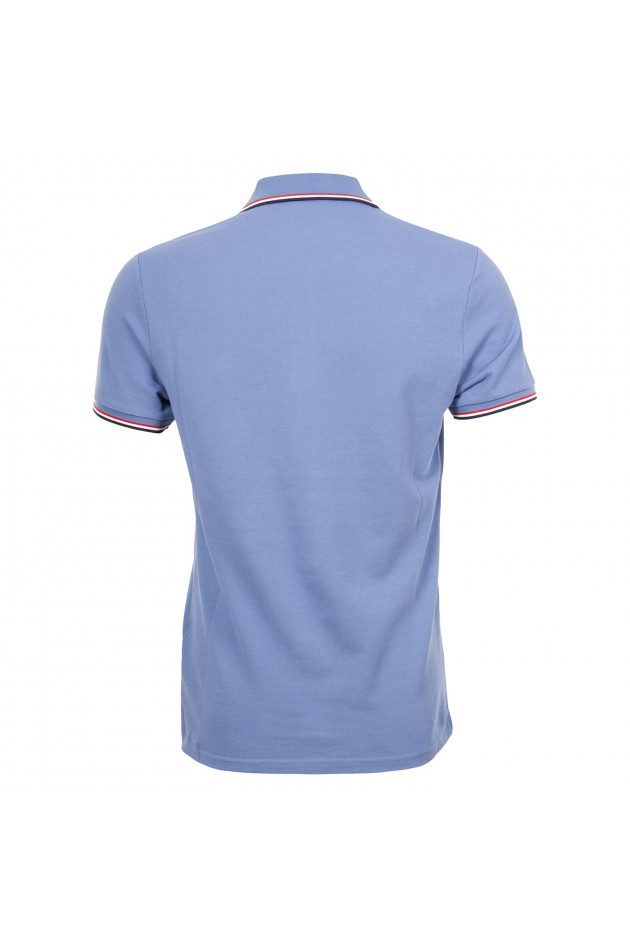 Moncler Poloshirt in Hellblau