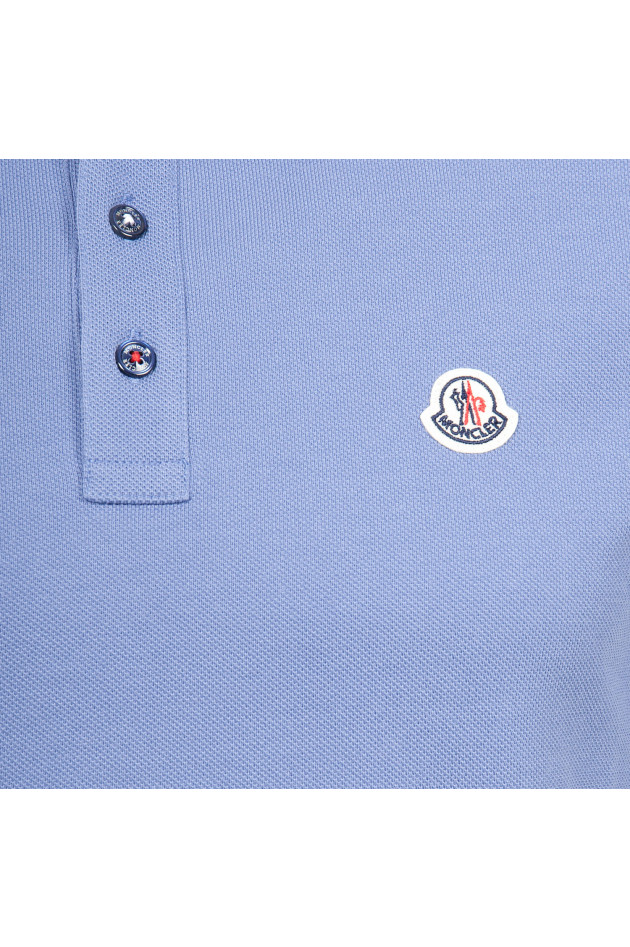Moncler Poloshirt in Hellblau