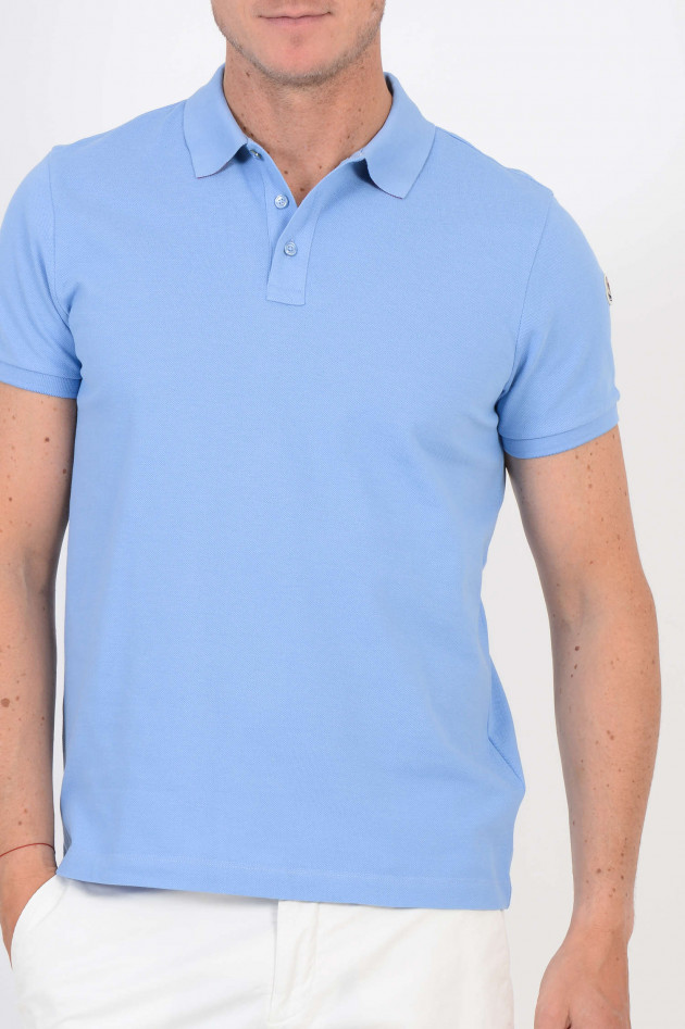 Moncler Poloshirt in Hellblau