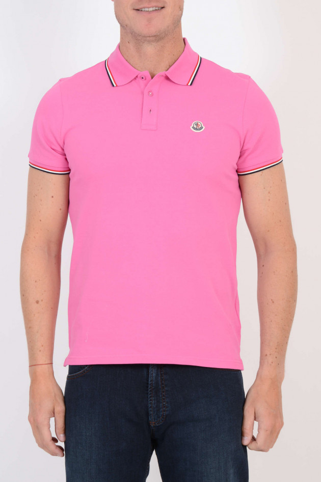 Moncler Poloshirt in Rosa