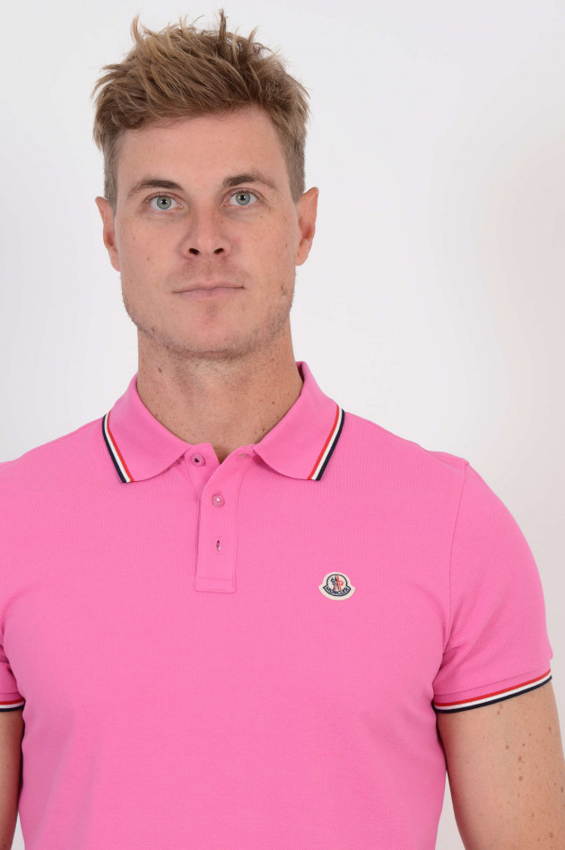 Moncler Poloshirt in Rosa