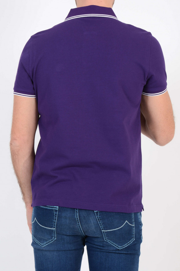 Moncler Poloshirt in Violett