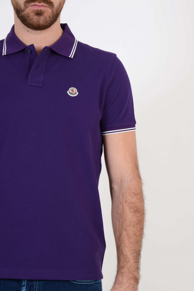 Moncler Poloshirt in Violett