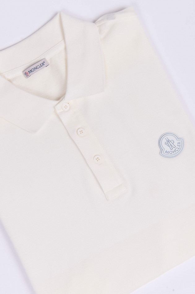 Moncler Poloshirt MANICA CORTA in Natur