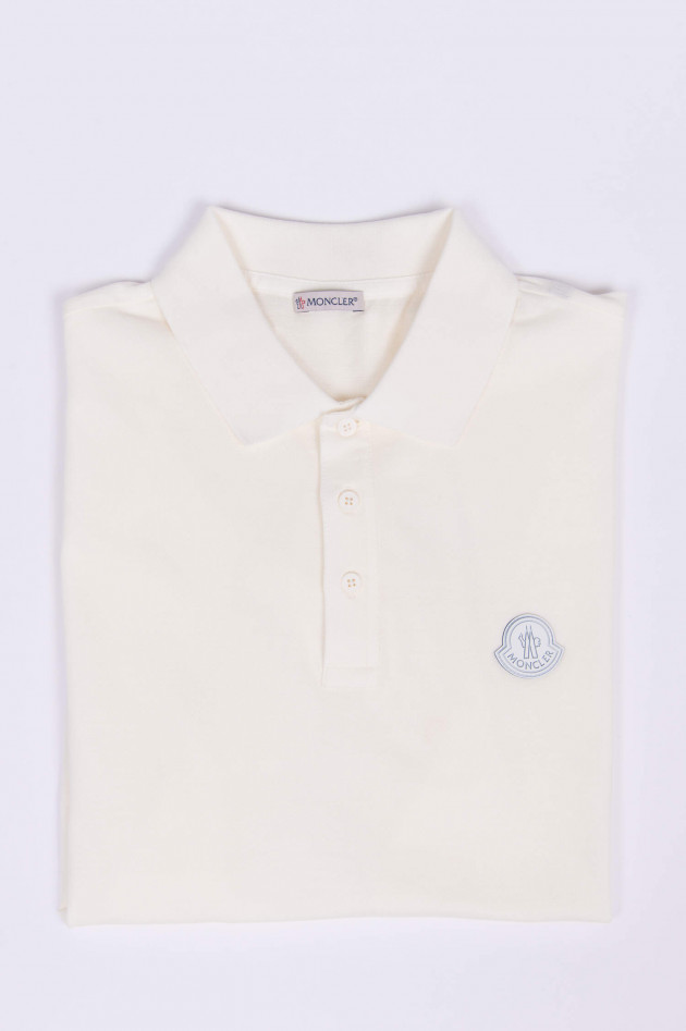 Moncler Poloshirt MANICA CORTA in Natur