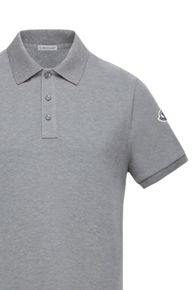 Moncler Poloshirt MAGLIA in Grau