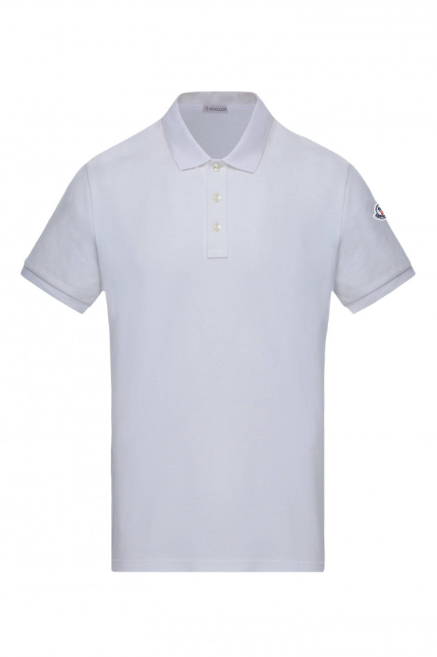 Moncler Poloshirt MAGLIA in Weiß