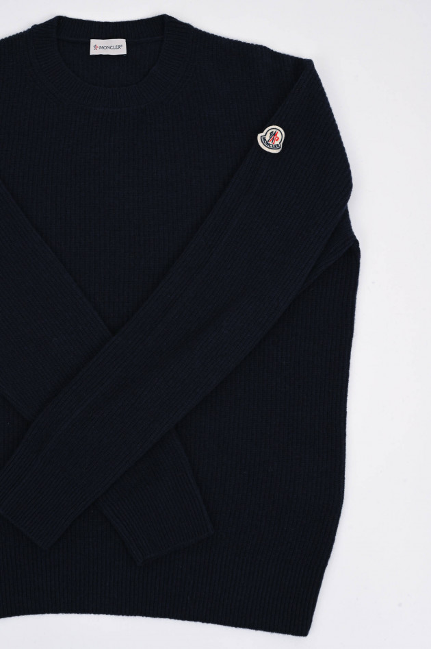 Moncler Wollmix Pullover in Navy