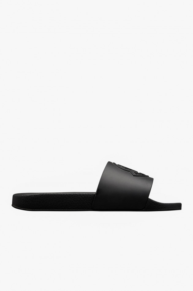 Moncler Slipper BASILE in Schwarz