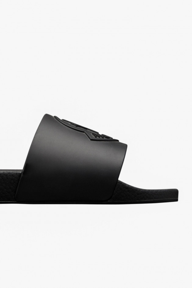 Moncler Slipper BASILE in Schwarz