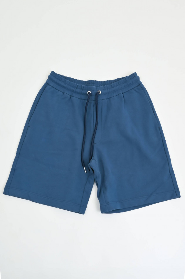 Moncler Shorts mit Denim-detail in Dunkelblau