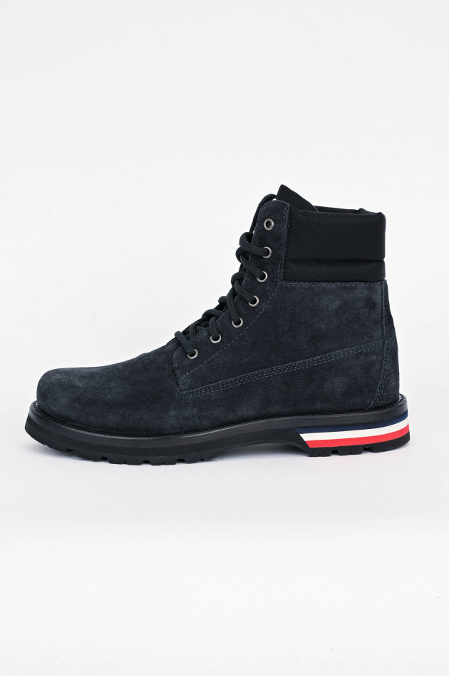 Moncler Schnürstiefelette VANCOUVER in Blauschwarz