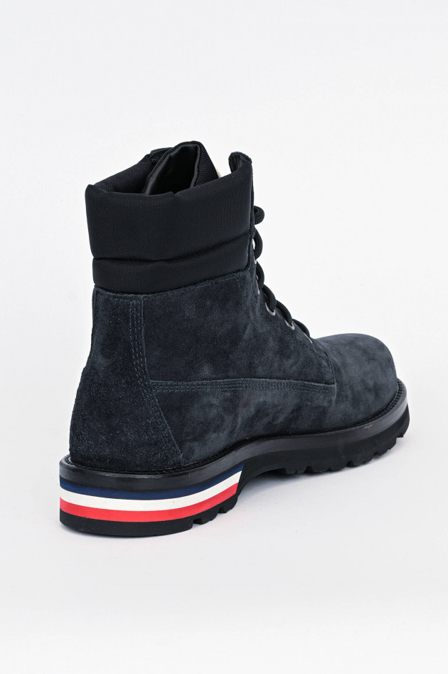 Moncler Schnürstiefelette VANCOUVER in Blauschwarz