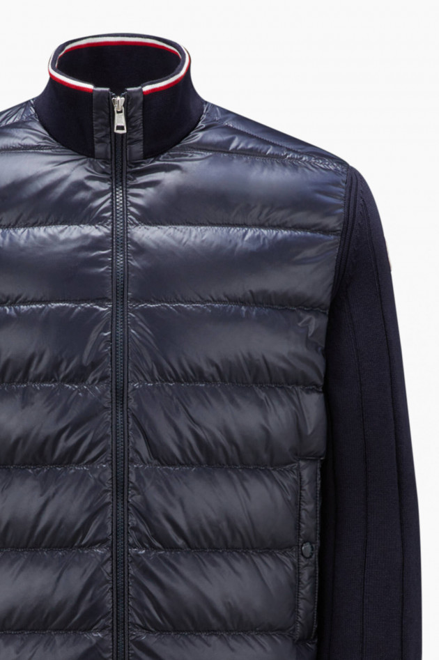 Moncler Hybrid Strickjacke in Navy