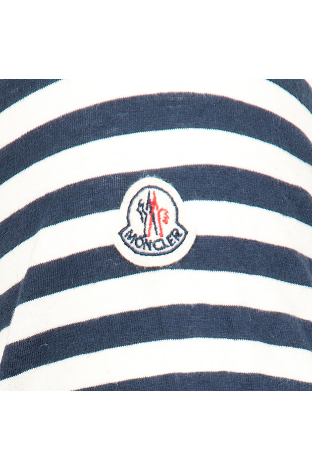 Moncler T-Shirt in Blau/Weiß