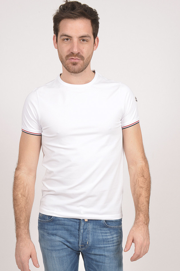 Moncler T-Shirt in Weiß