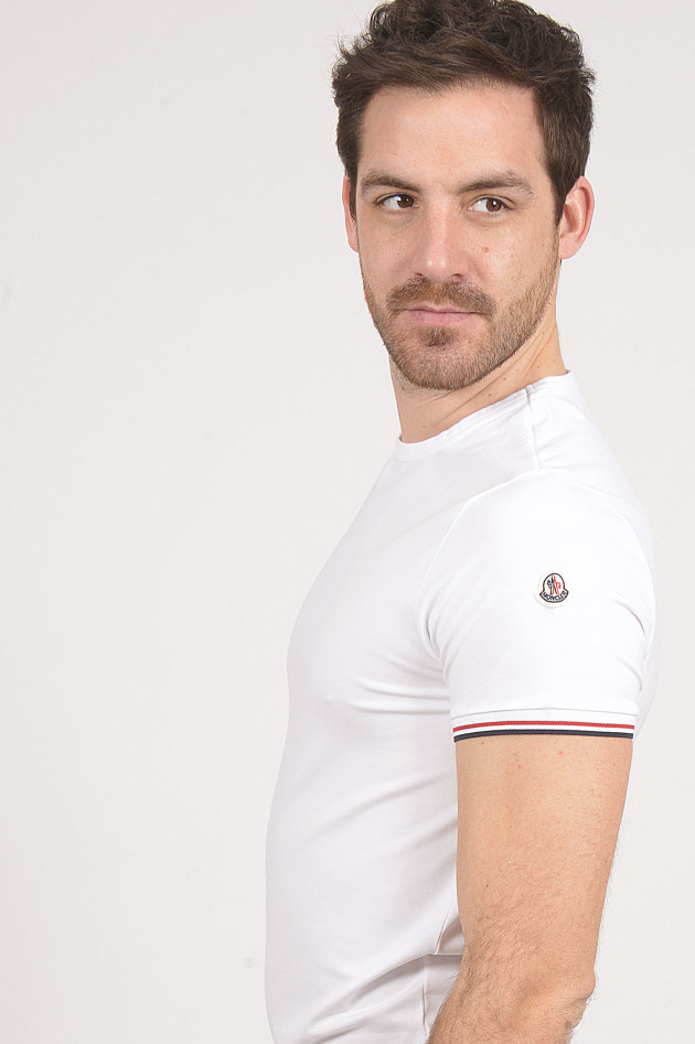 Moncler T-Shirt in Weiß