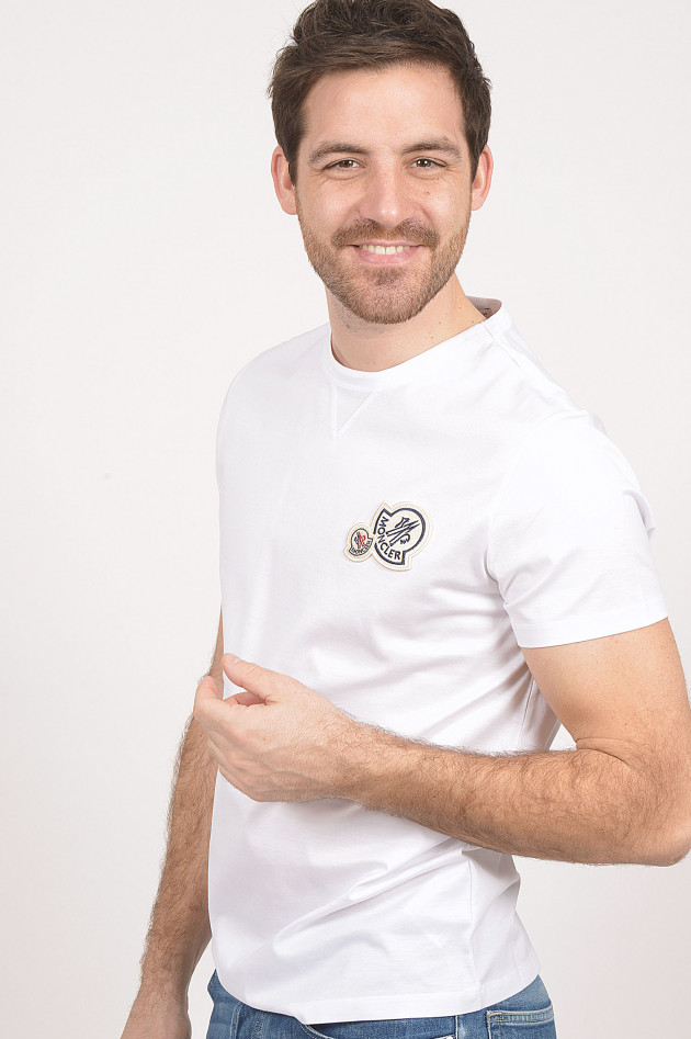 Moncler T-Shirt in Weiß