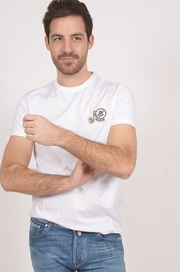 Moncler T-Shirt in Weiß