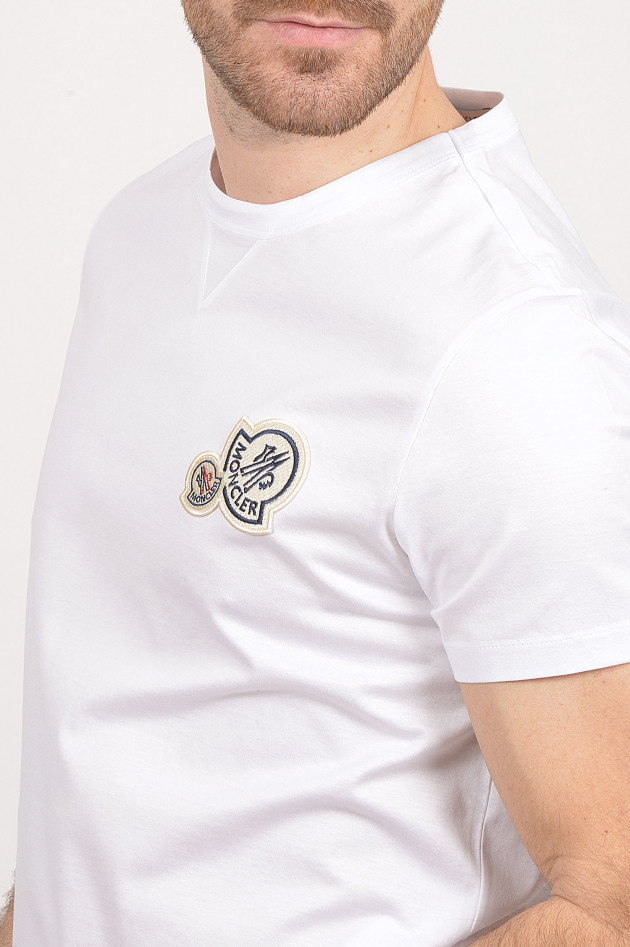 Moncler T-Shirt in Weiß