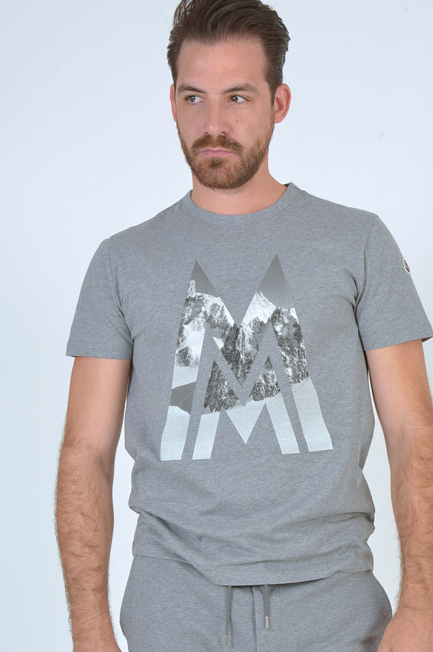 Moncler T-Shirt in Grau
