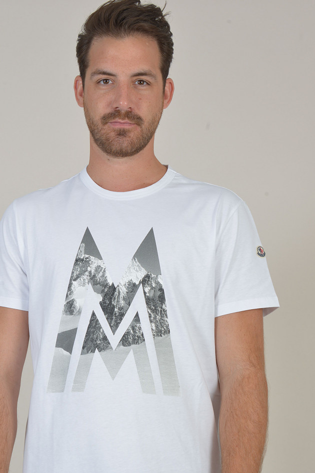 Moncler T-Shirt in Weiß