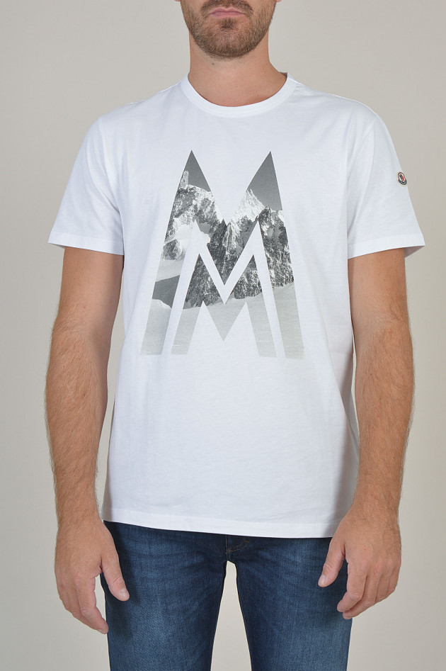 Moncler T-Shirt in Weiß