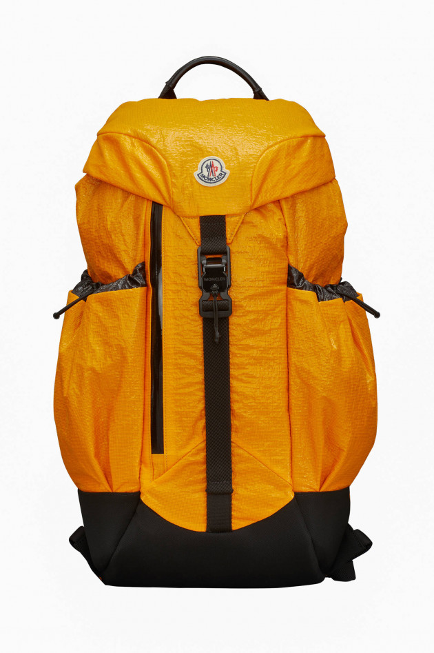 Moncler Rucksack JET in Orange/Schwarz