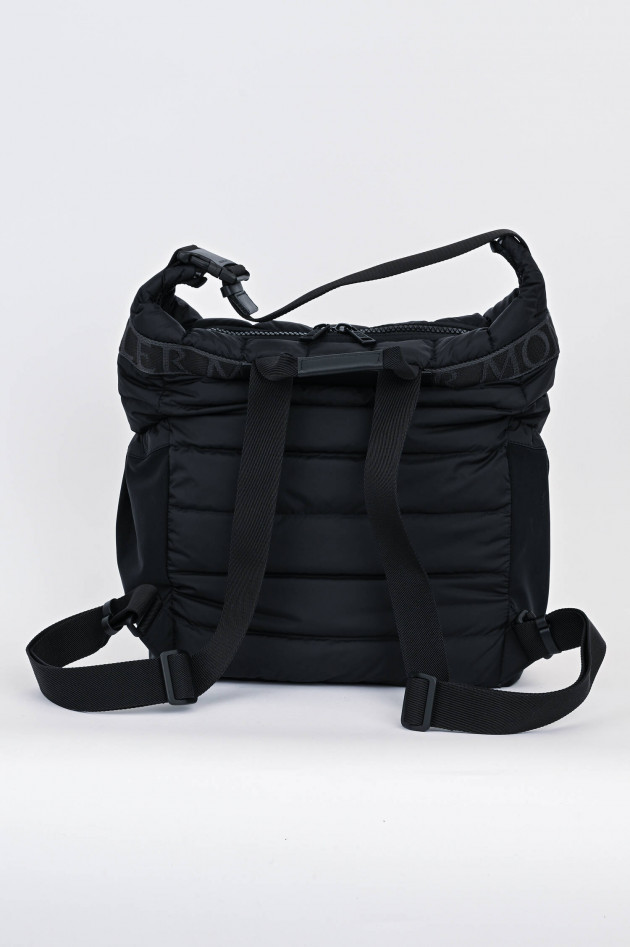 Moncler Stepp-Rucksack ANTARTIKA in Schwarz