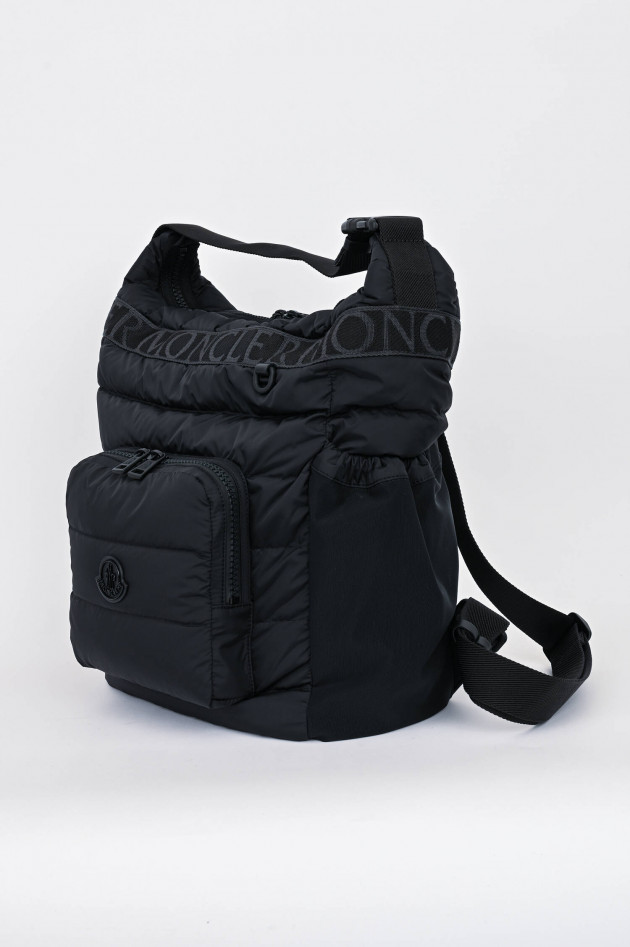 Moncler Stepp-Rucksack ANTARTIKA in Schwarz