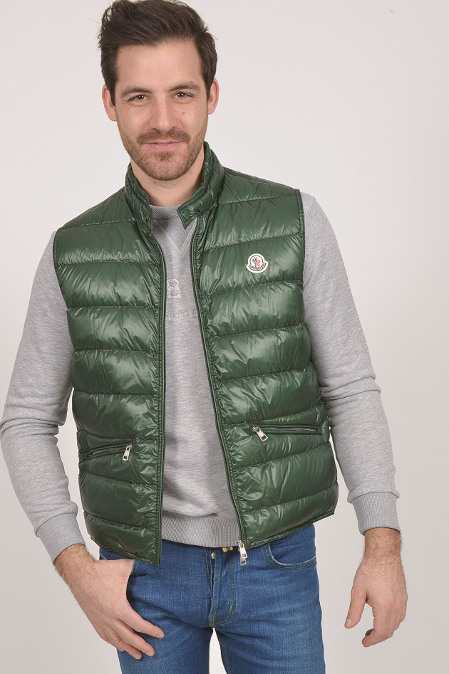 Moncler Gilet GUI in Grün