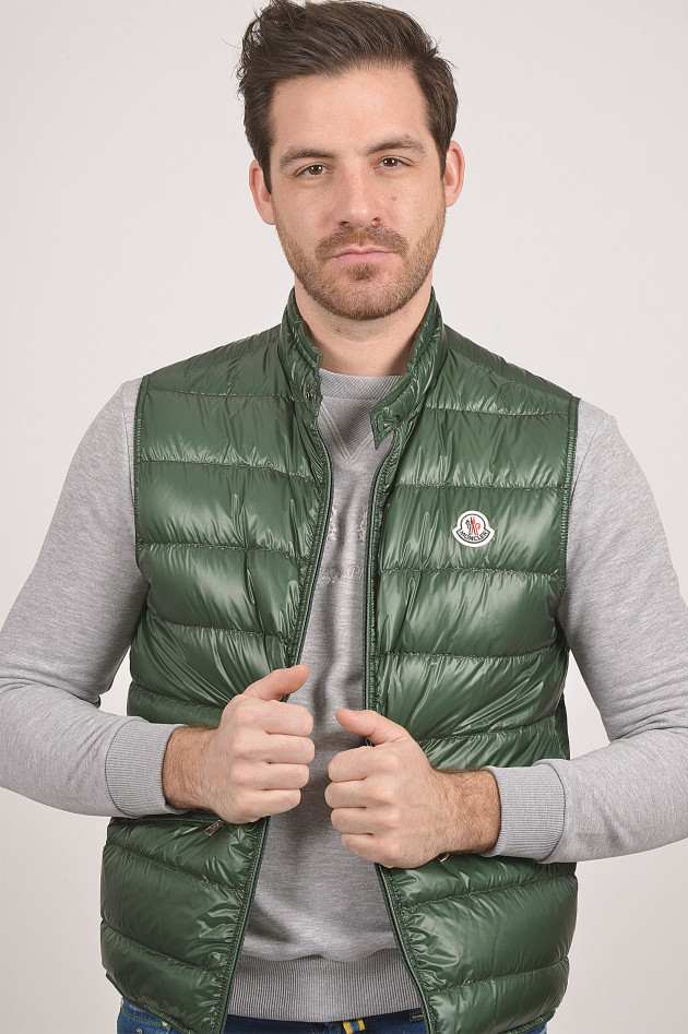 Moncler Gilet GUI in Grün