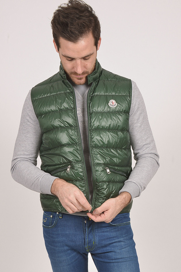 Moncler Gilet GUI in Grün