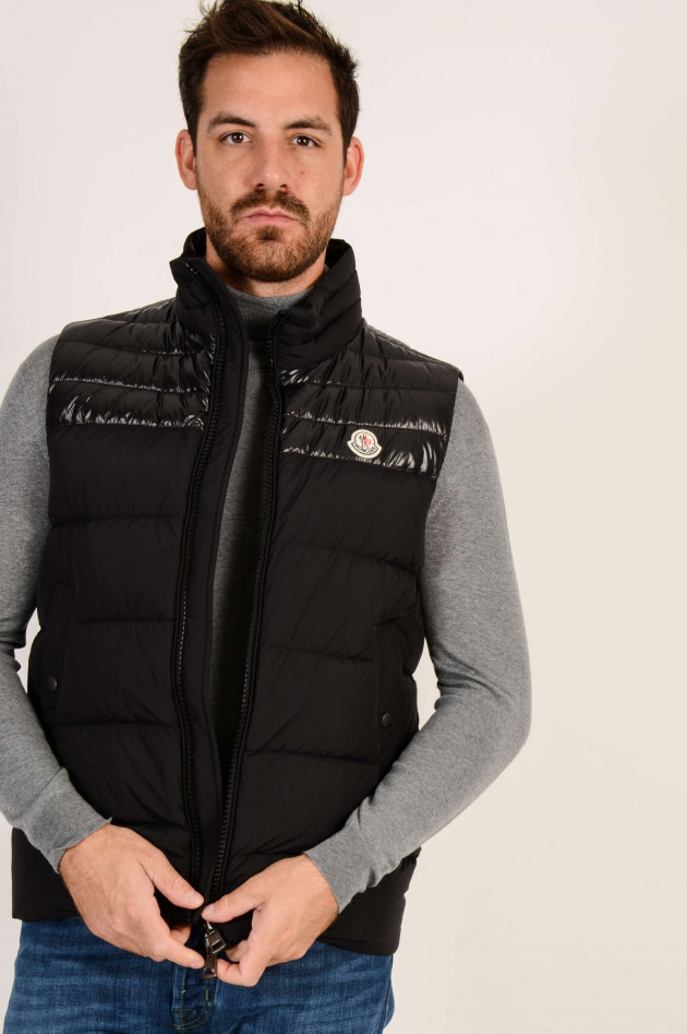 Moncler Gilet DENEB in Schwarz