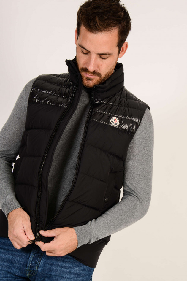 Moncler Gilet DENEB in Schwarz