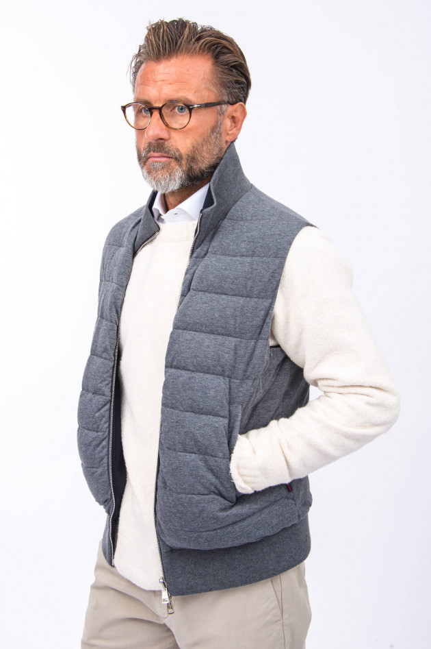 Moncler Wendegilet in Navy/Grau