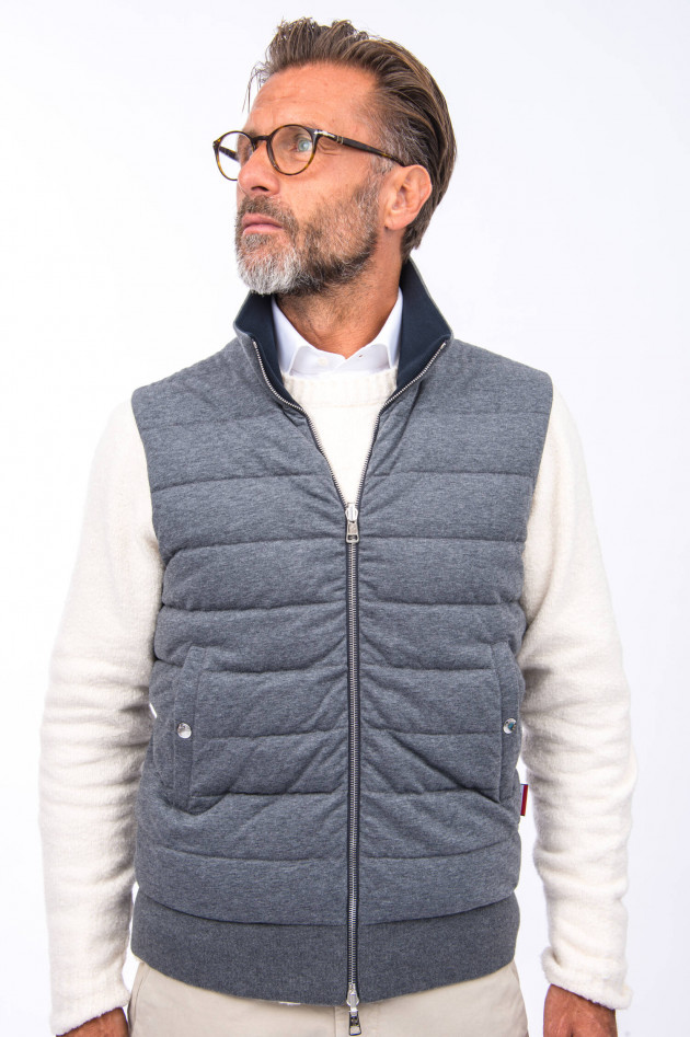 Moncler Wendegilet in Navy/Grau